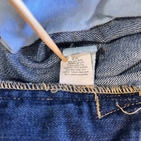 Vintage J.Crew Stretch Straight Leg Jeans Dark Wash Blue Denim Womens Sz 4 USA - Picture 5 of 10